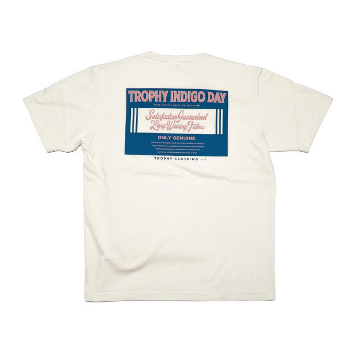 TR22SS-203 Indigo Day OD S/S Pocket Tee Natural
