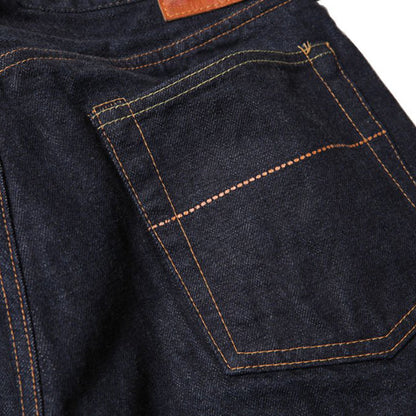 トロフィークロージング 1505 Standard Authentic Denim Indigo 13.5oz ストレート セルビッチデニム ワンウォッシュ インディゴ メンズ
