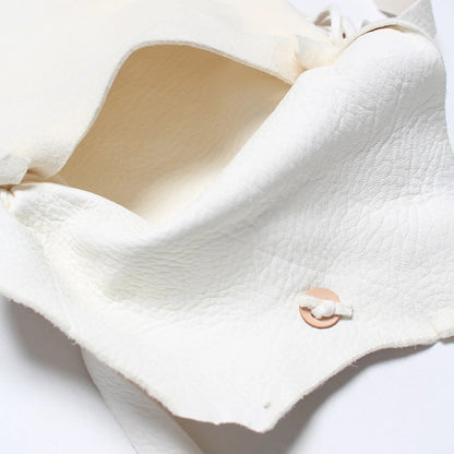 バウワウ BW241-DSBS DEER SKIN BAG SUEDE WHITE ディアスエードポーチ リアルコンチョ スエードバージョン ホワイト メンズ