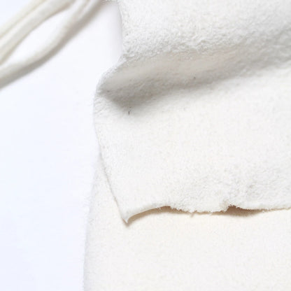バウワウ BW241-DSBS DEER SKIN BAG SUEDE WHITE ディアスエードポーチ リアルコンチョ スエードバージョン ホワイト メンズ