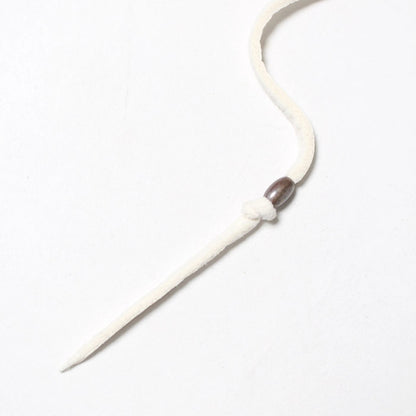 バウワウ BW241-DSBS DEER SKIN BAG SUEDE WHITE ディアスエードポーチ リアルコンチョ スエードバージョン ホワイト メンズ