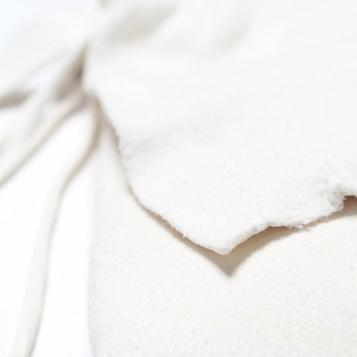 バウワウ BW241-DSBS DEER SKIN BAG SUEDE WHITE ディアスエードポーチ リアルコンチョ スエードバージョン ホワイト メンズ