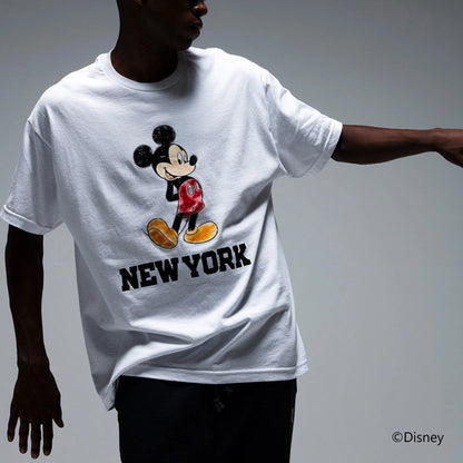 バウワウ BW241-MMNT BOW WOW × RECOGNIZE / MICKEY MOUSE NEW YORK TEE WHITE ニューヨークTシャツ ホワイト メンズ