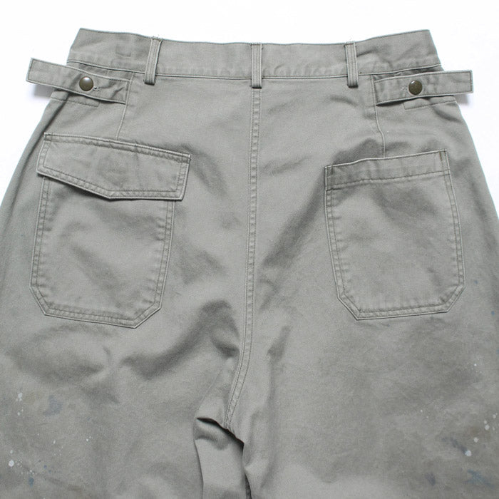 バウワウ BW241-UAFMP US AIR FORCE MECHANIC PANTS OD AGEING メカニックパンツ ヴィンテージ加工 ミリタリー トラウザー オールド メンズ