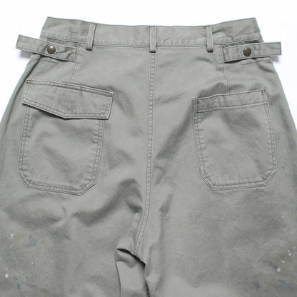 バウワウ BW241-UAFMP US AIR FORCE MECHANIC PANTS OD AGEING メカニックパンツ ヴィンテージ加工 ミリタリー トラウザー オールド メンズ