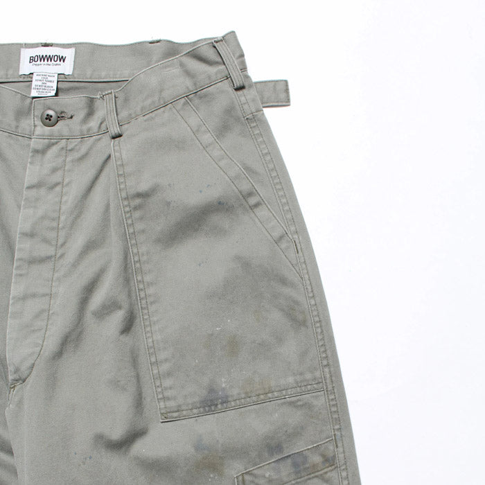 バウワウ BW241-UAFMP US AIR FORCE MECHANIC PANTS OD AGEING メカニックパンツ ヴィンテージ加工 ミリタリー トラウザー オールド メンズ