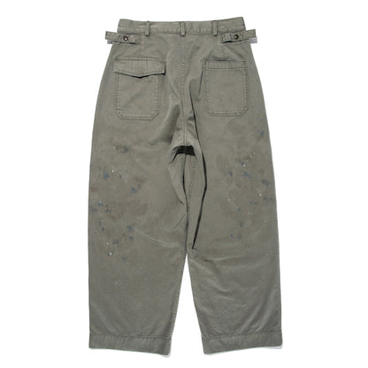 バウワウ BW241-UAFMP US AIR FORCE MECHANIC PANTS OD AGEING メカニックパンツ ヴィンテージ加工 ミリタリー トラウザー オールド メンズ