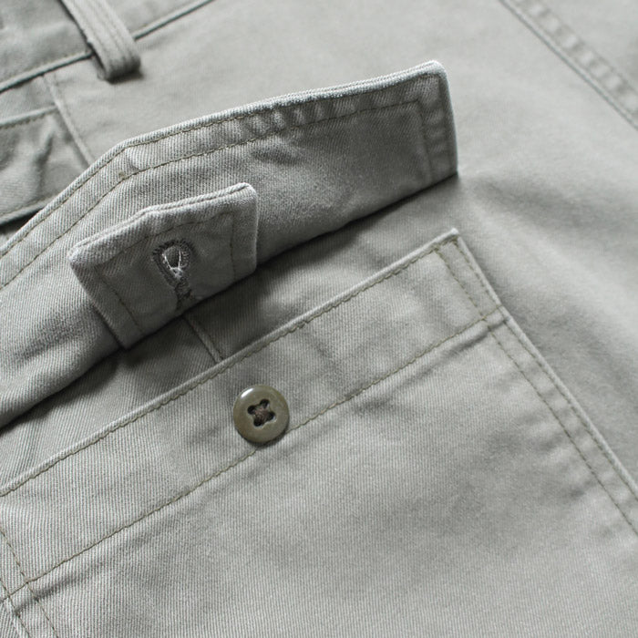 バウワウ BW241-UAFMP US AIR FORCE MECHANIC PANTS OD AGEING メカニックパンツ ヴィンテージ加工 ミリタリー トラウザー オールド メンズ