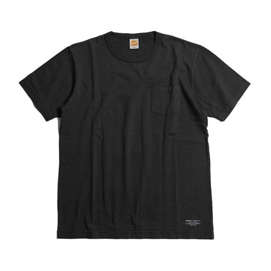 トロフィークロージング TR23SS-203 Box Logo OD Pocket Tee バックプリント Tシャツ GUN BLACK