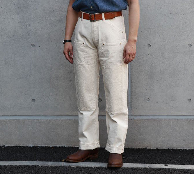 トロフィークロージング 1806N W Knee Natural Duck ナチュラルダック ダブルニー ワークパンツ ダックパンツ