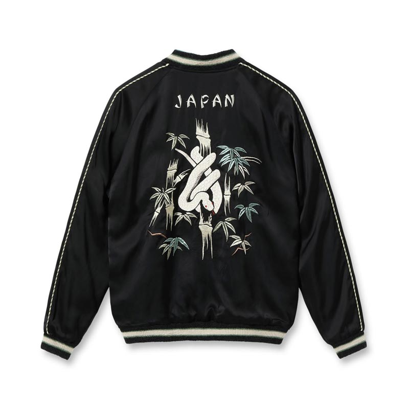 テーラー東洋 Lot No. TT15712-119 Acetate Souvenir Jacket TOYO ENTERPRISE 60th Anniversary Special Edition “WHITE SNAKE” × “JAPAN MAP & SNAKE”