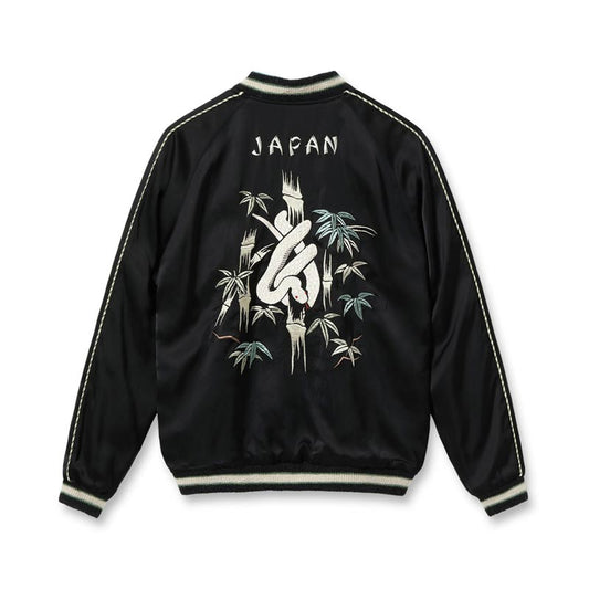 テーラー東洋 Lot No. TT15712-119 Acetate Souvenir Jacket TOYO ENTERPRISE 60th Anniversary Special Edition “WHITE SNAKE” × “JAPAN MAP & SNAKE”