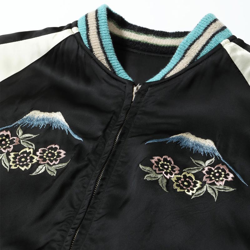 テーラー東洋 Lot No. TT15712-119 Acetate Souvenir Jacket TOYO ENTERPRISE 60th Anniversary Special Edition “WHITE SNAKE” × “JAPAN MAP & SNAKE”