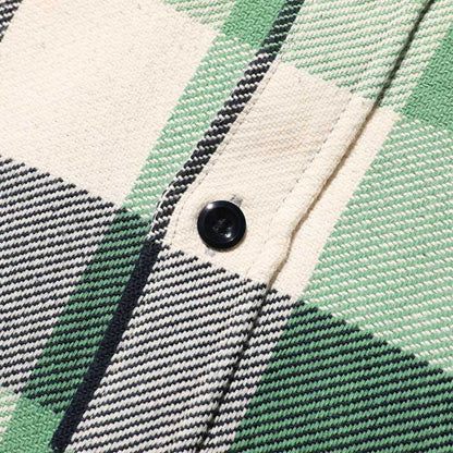 ジェラード JP01123 JELADO Farmers Shirt ファーマーズシャツ ミント メンズ ネルシャツ 長袖