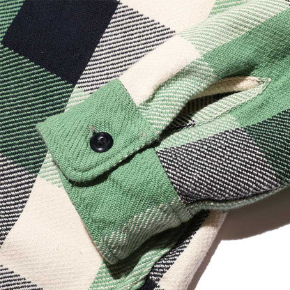 ジェラード JP01123 JELADO Farmers Shirt ファーマーズシャツ ミント メンズ ネルシャツ 長袖