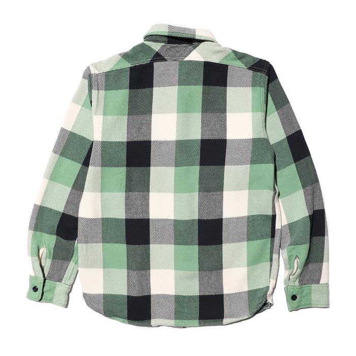 ジェラード JP01123 JELADO Farmers Shirt ファーマーズシャツ ミント メンズ ネルシャツ 長袖