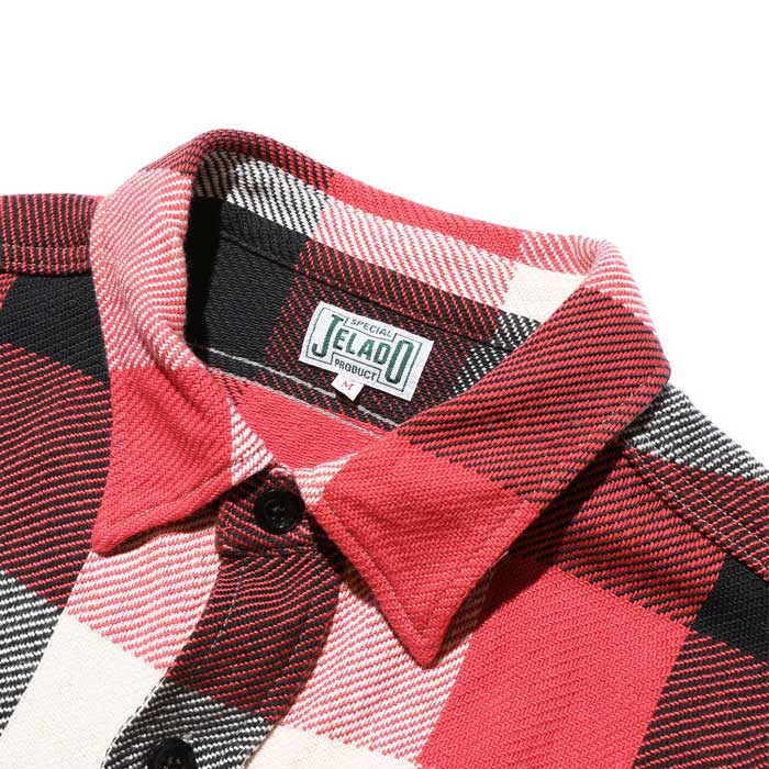 ジェラード JP01123 JELADO Farmers Shirt ファーマーズシャツ サーモンロー メンズ ネルシャツ 長袖
