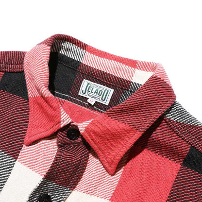 ジェラード JP01123 JELADO Farmers Shirt ファーマーズシャツ サーモンロー メンズ ネルシャツ 長袖