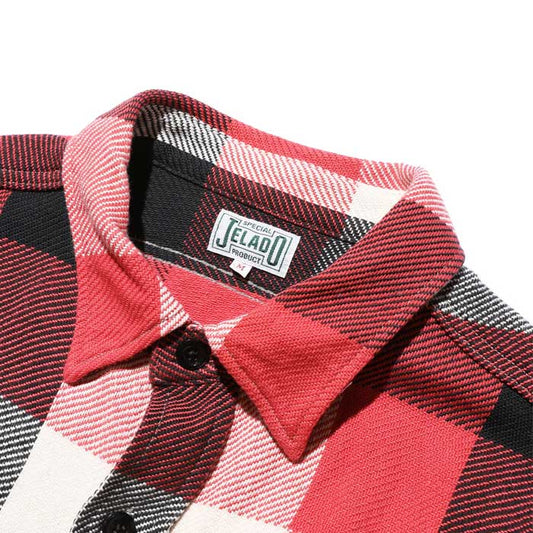 ジェラード JP01123 JELADO Farmers Shirt ファーマーズシャツ サーモンロー メンズ ネルシャツ 長袖