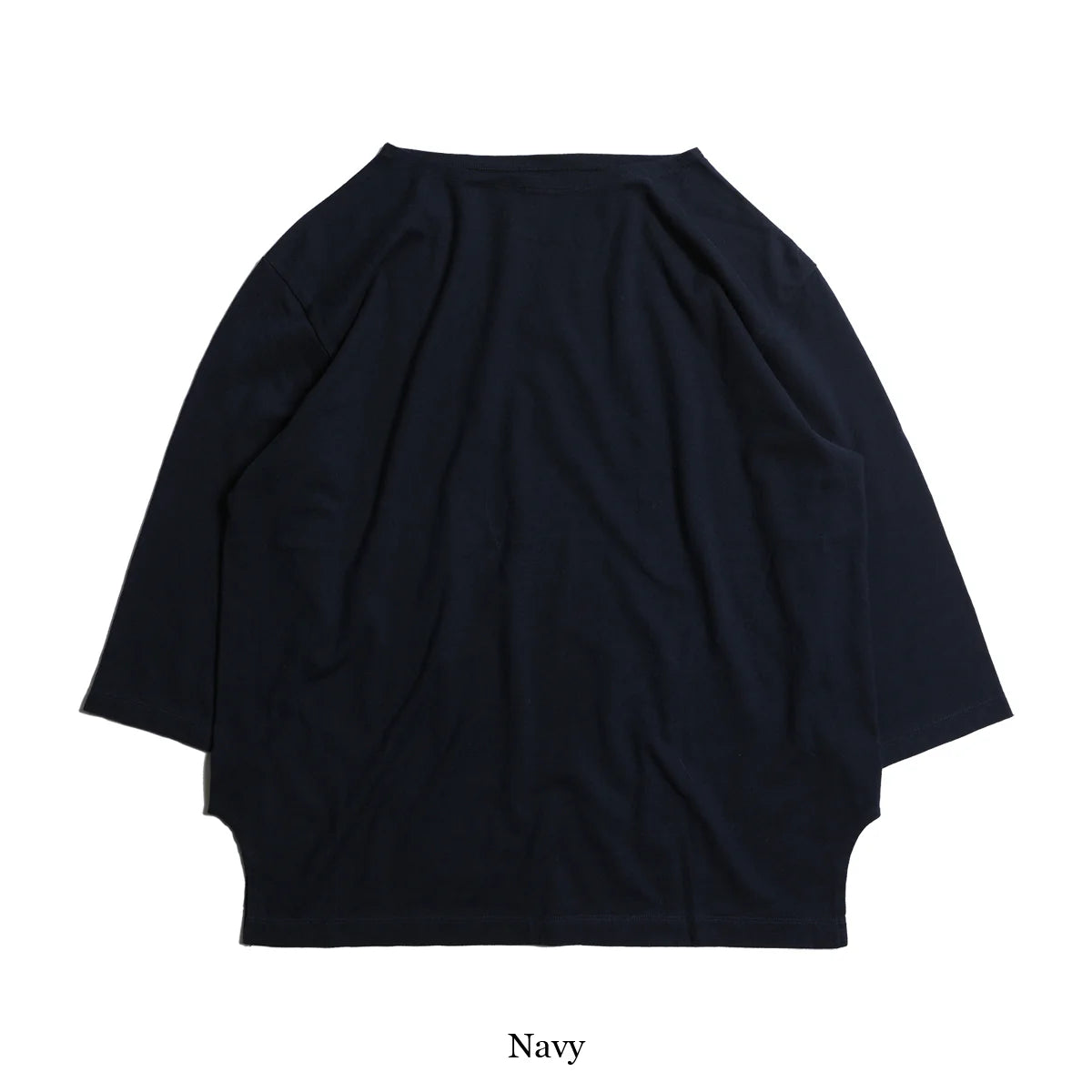 Basque Boat Neck Knit / TR25SS-202:NAVY