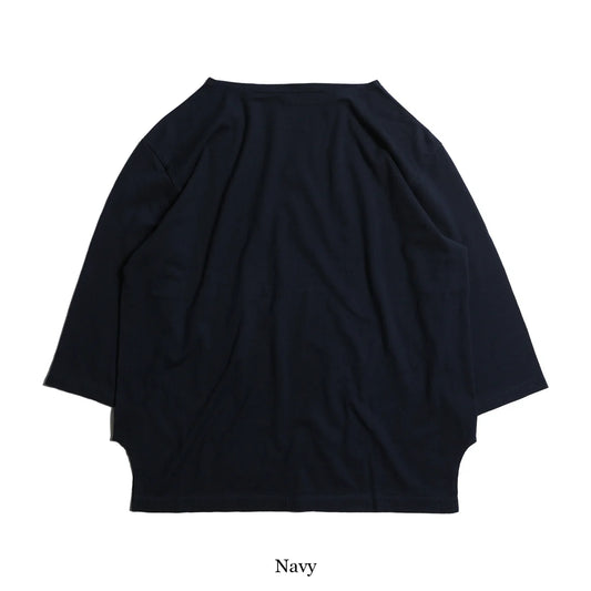 Basque Boat Neck Knit / TR25SS-202:NAVY