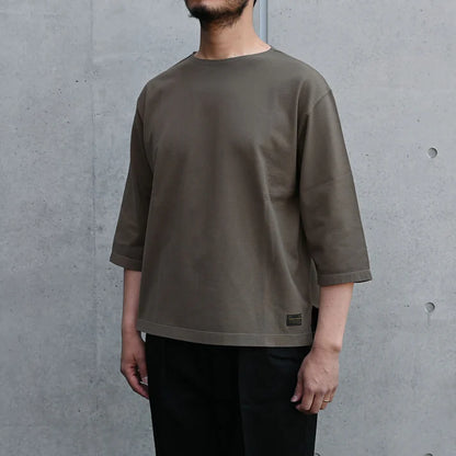 Basque Boat Neck Knit / TR25SS-202: OLIVE