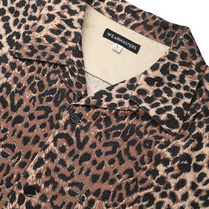 Lot.875 Leopard Cords Shirt L/S