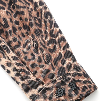 Lot.875 Leopard Cords Shirt L/S