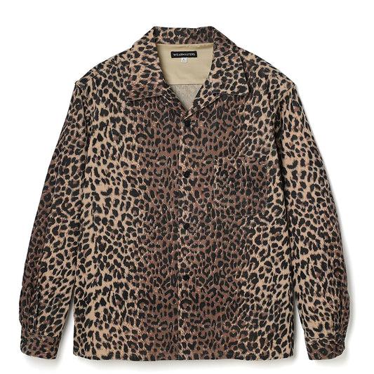 Lot.875 Leopard Cords Shirt L/S
