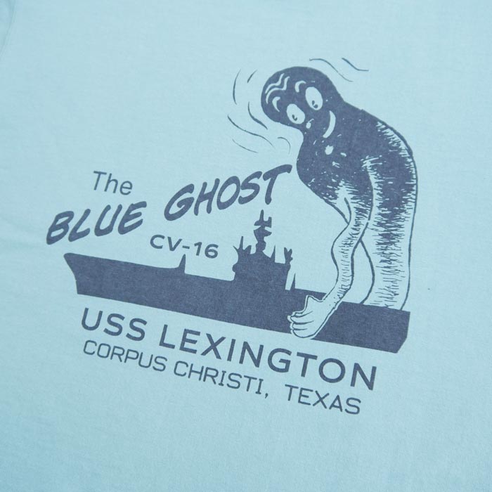 ザ リアルマッコイズ MC24010 MILITARY TEE / THE BLUE GHOST TEAL メンズ 半袖 プリント Tシャツ ミリタリー