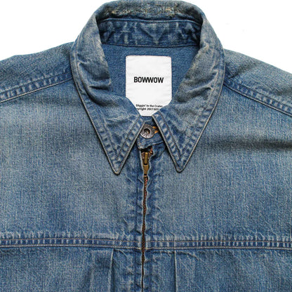 DENIM ZIP WORK SHIRT JACKET