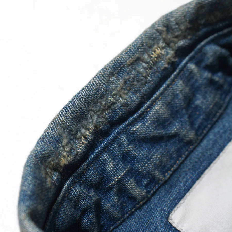 DENIM ZIP WORK SHIRT JACKET
