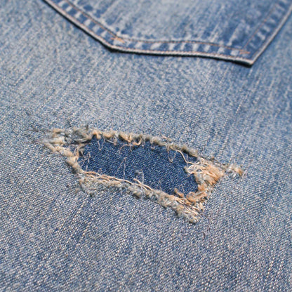 DENIM ZIP WORK SHIRT JACKET