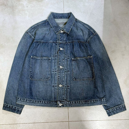 STEINBECK DENIM JACKET -BLUE-