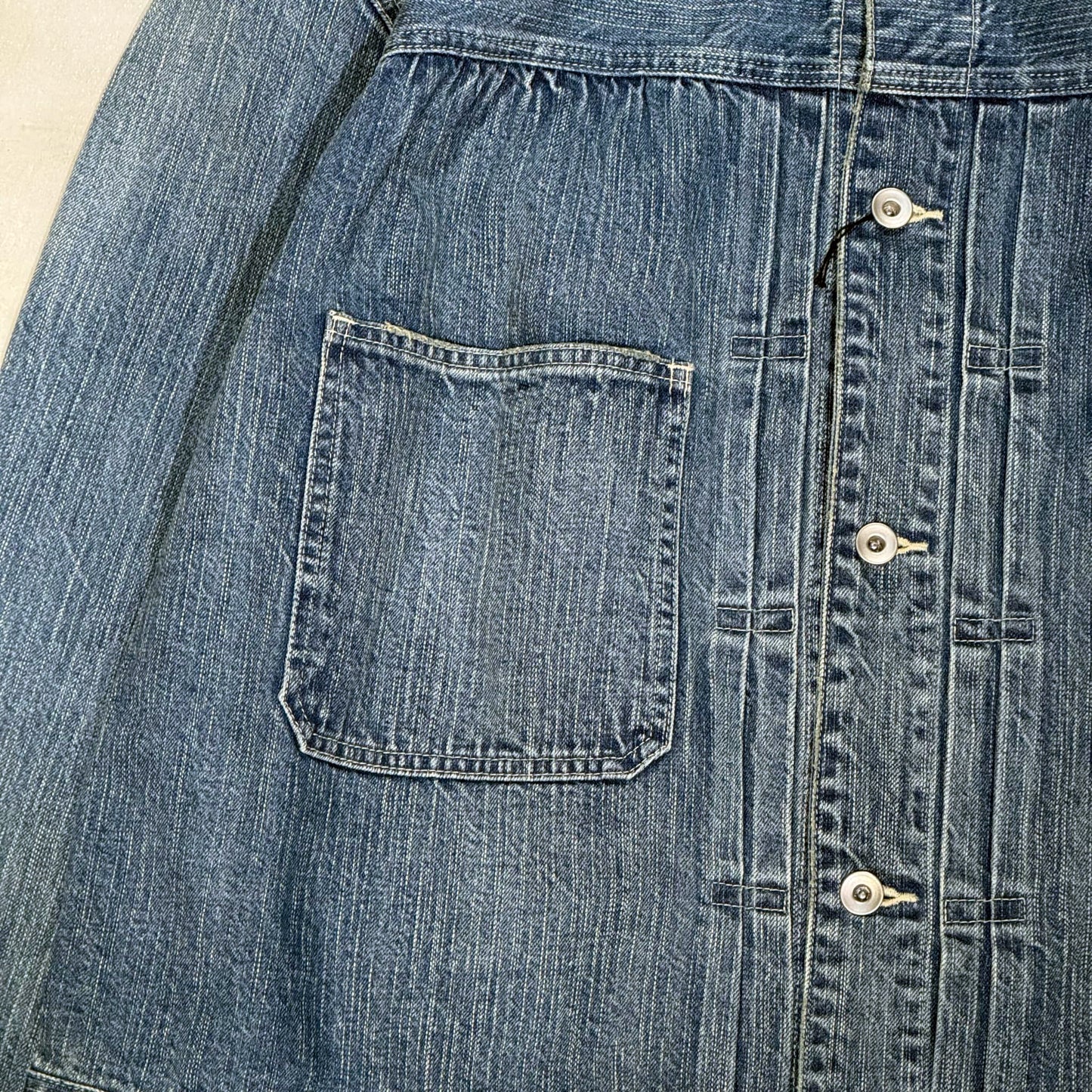 STEINBECK DENIM JACKET -BLUE-