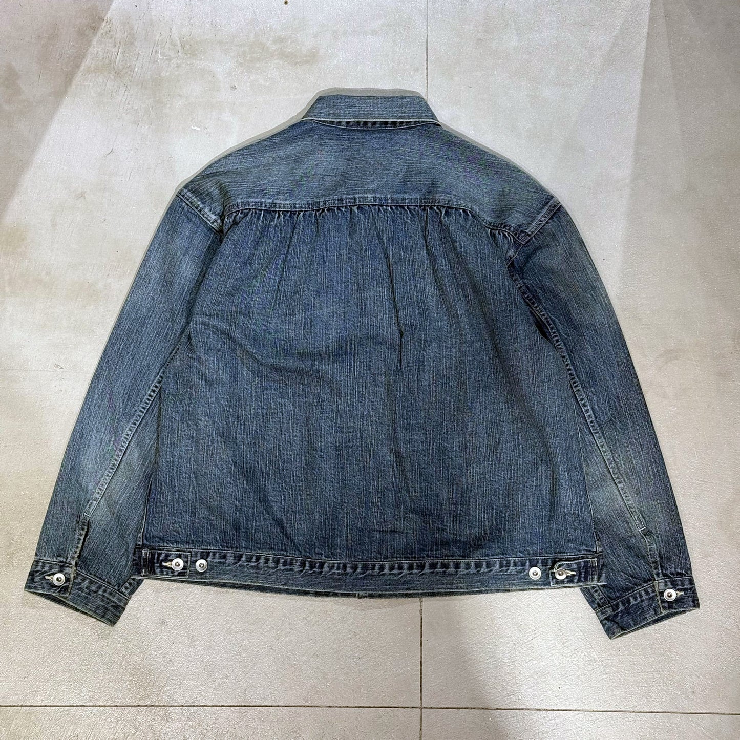 STEINBECK DENIM JACKET -BLUE-