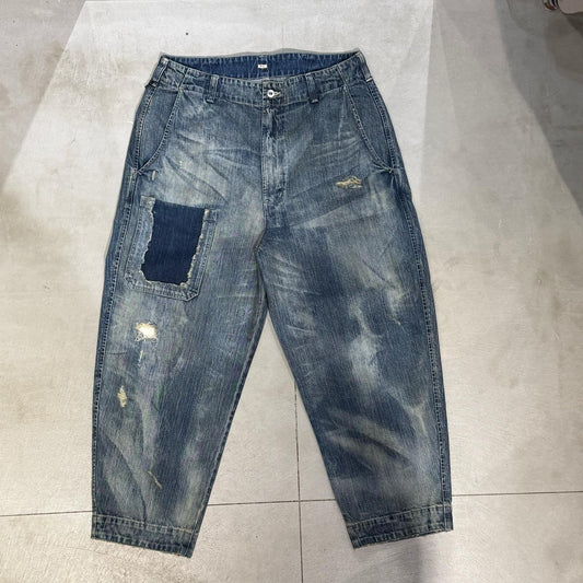 STEINBECK DENIM POCKET PANTS VINTAGE CUSTOM