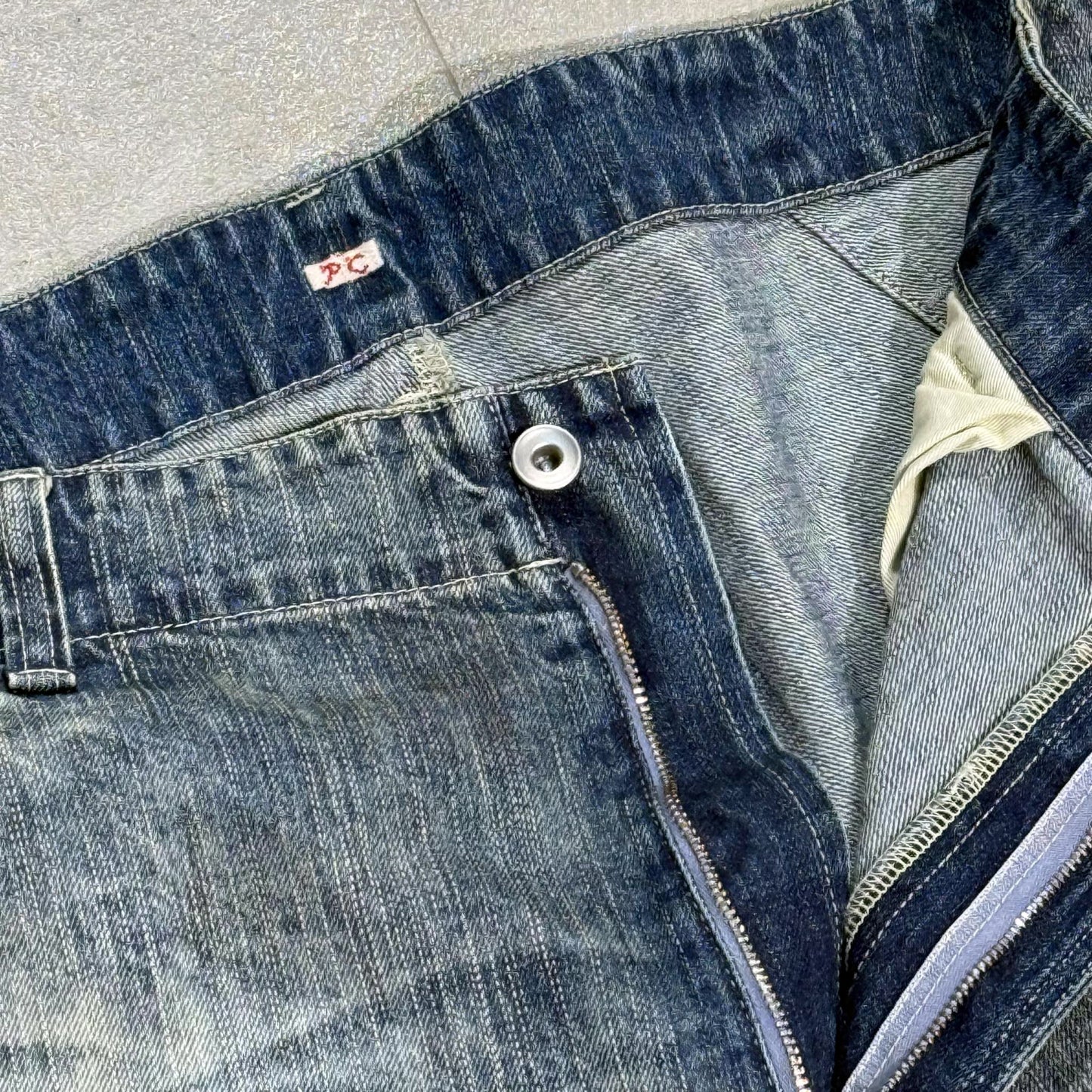 STEINBECK DENIM POCKET PANTS VINTAGE CUSTOM