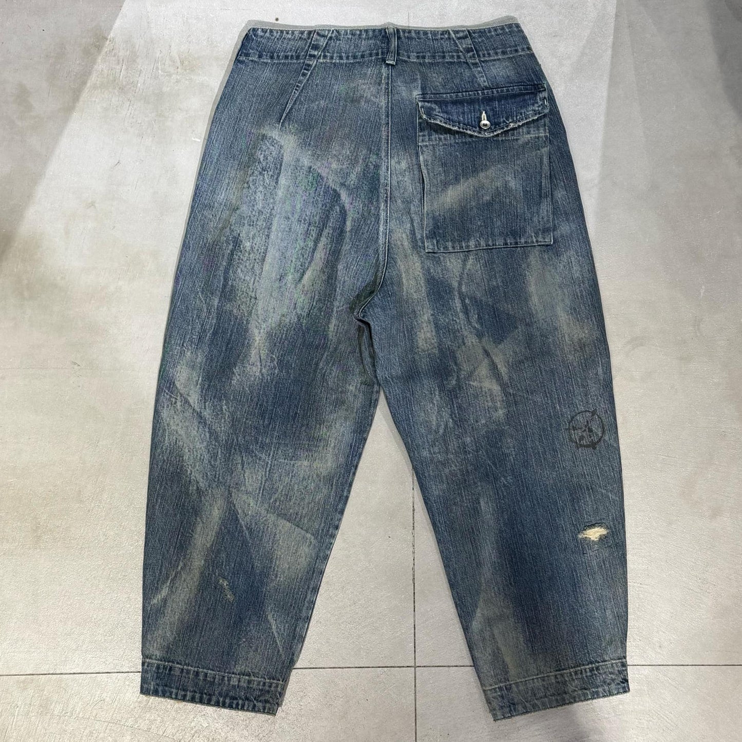 STEINBECK DENIM POCKET PANTS VINTAGE CUSTOM