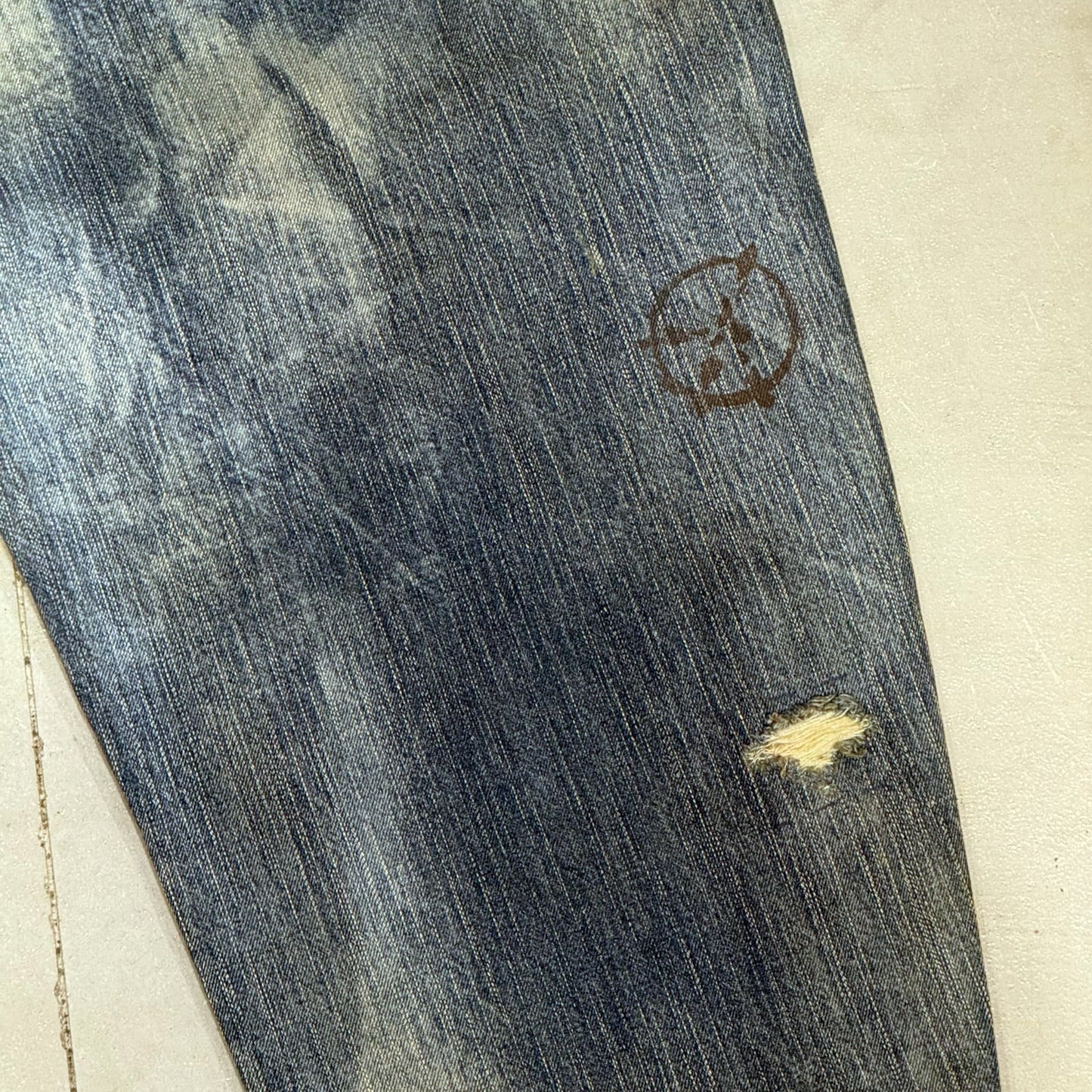 STEINBECK DENIM POCKET PANTS VINTAGE CUSTOM