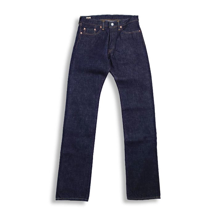 桃太郎ジーンズ × UNIQUE JEAN STORE コラボデニム Corpokkur コロポックル 熊 0201UJS-K 2023年 限定 特別プリント チェーンステッチ 裾上げ無料