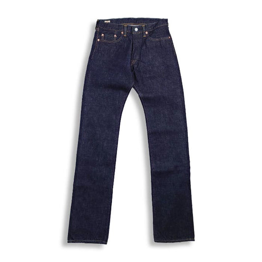 桃太郎ジーンズ × UNIQUE JEAN STORE コラボデニム Corpokkur コロポックル 熊 0201UJS-K 2023年 限定 特別プリント チェーンステッチ 裾上げ無料