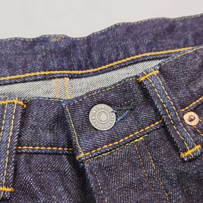 桃太郎ジーンズ × UNIQUE JEAN STORE コラボデニム Corpokkur コロポックル 熊 0201UJS-K 2023年 限定 特別プリント チェーンステッチ 裾上げ無料