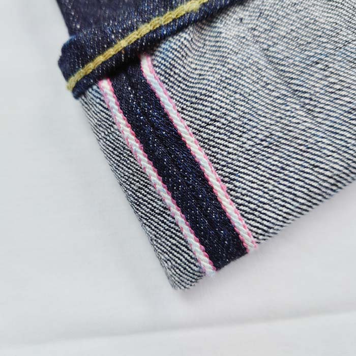 桃太郎ジーンズ × UNIQUE JEAN STORE コラボデニム Corpokkur コロポックル 熊 0201UJS-K 2023年 限定 特別プリント チェーンステッチ 裾上げ無料