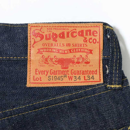 シュガーケーン Lot No. SC49001 / SUGAR CANE Super “Denim” Collectibles #01 14oz. BLUE DENIM WAIST OVERALLS “S1945” MODEL 大戦モデル ストレート ジーンズ デニム ノンウォッシュ メンズ