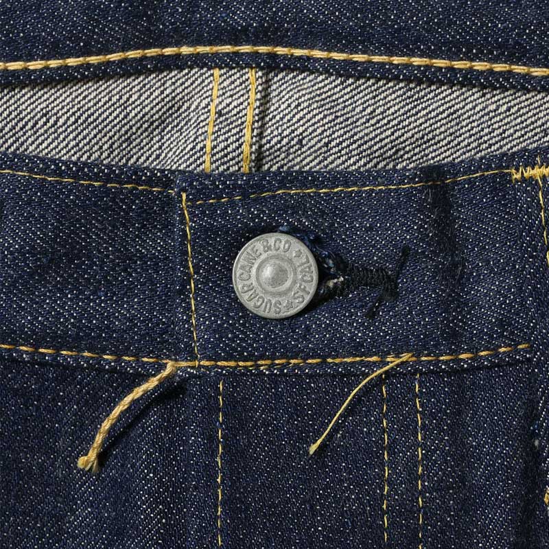 シュガーケーン Lot No. SC49001 / SUGAR CANE Super “Denim” Collectibles #01 14oz. BLUE DENIM WAIST OVERALLS “S1945” MODEL 大戦モデル ストレート ジーンズ デニム ノンウォッシュ メンズ