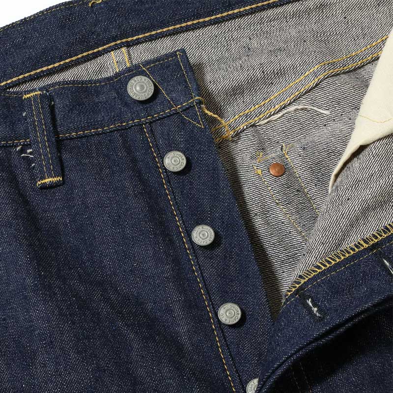 シュガーケーン Lot No. SC49001 / SUGAR CANE Super “Denim” Collectibles #01 14oz. BLUE DENIM WAIST OVERALLS “S1945” MODEL 大戦モデル ストレート ジーンズ デニム ノンウォッシュ メンズ