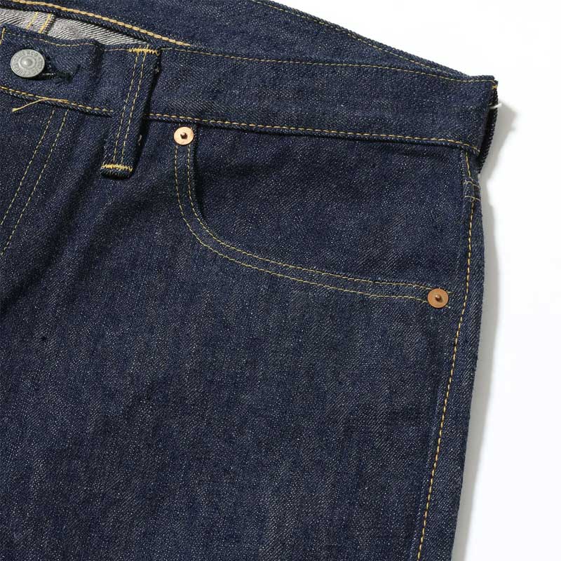 シュガーケーン Lot No. SC49001 / SUGAR CANE Super “Denim” Collectibles #01 14oz. BLUE DENIM WAIST OVERALLS “S1945” MODEL 大戦モデル ストレート ジーンズ デニム ノンウォッシュ メンズ
