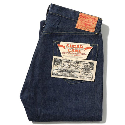 シュガーケーン Lot No. SC49001 / SUGAR CANE Super “Denim” Collectibles #01 14oz. BLUE DENIM WAIST OVERALLS “S1945” MODEL 大戦モデル ストレート ジーンズ デニム ノンウォッシュ メンズ