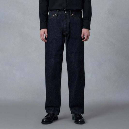 桃太郎ジーンズ 0905SP 出陣クラシックストレート ボタンフライ ビッグサイズ メンズ デニム ジーンズ テーパード ゆったりストレート 経年変化 15.7oz ジンバブエコットン
